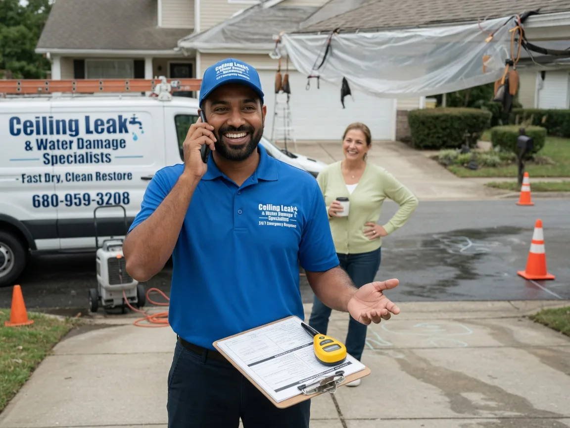 Ceiling Leak Cleanup Honey Grove, PA FAQs